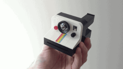 This Amazing Lego Instant Camera Even Pops Out Lego Polaroids