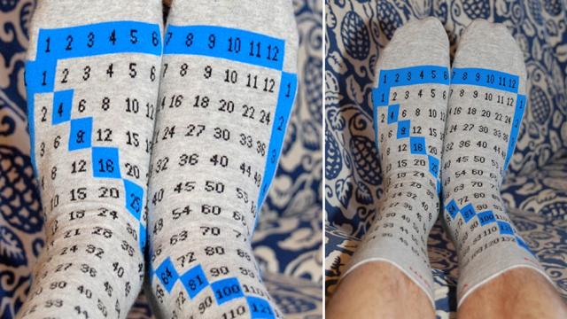 Breeze Through School With Multiplication Cheat Sheet Socks