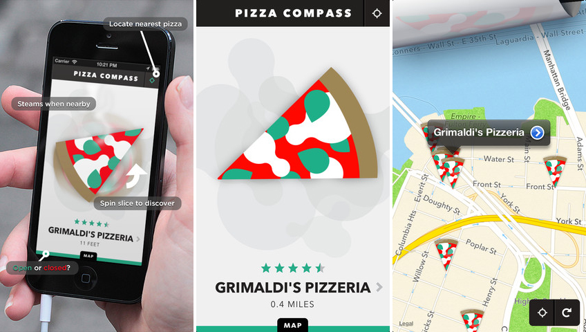 This Brilliant Pizza Compass App Is Exactly What It Sounds Like