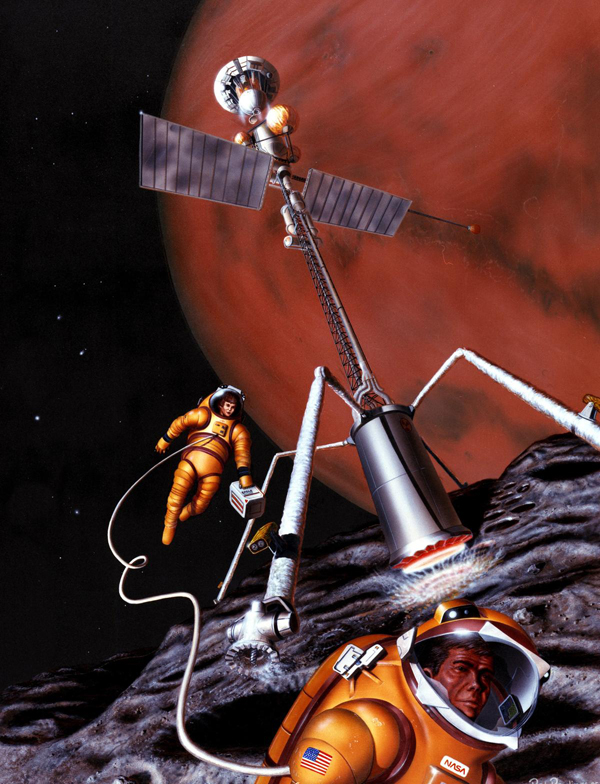 How NASA Imagined Humans On Mars, Back In 1990