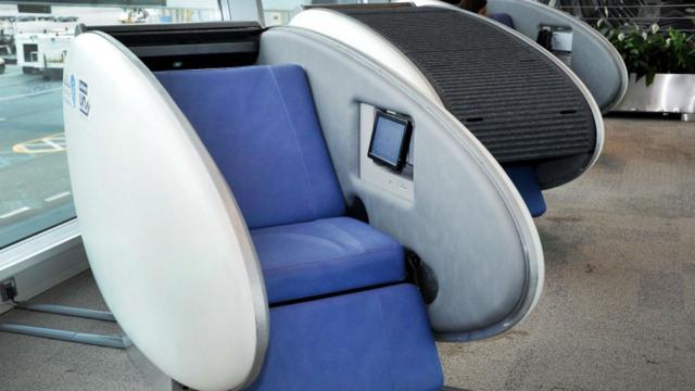 Pods Make Sleeping At The Airport Much Nicer, Or Way Weirder