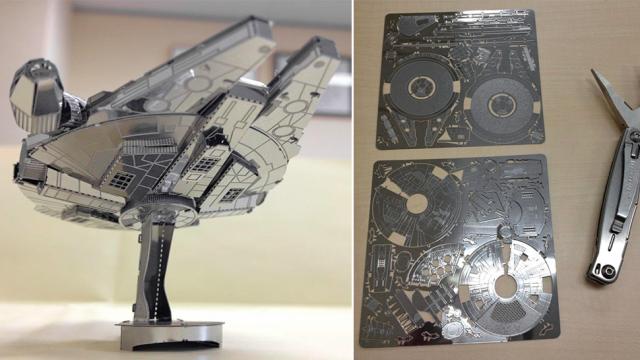 You Don’t Need A Wookiee To Build This Laser-Cut Falcon Puzzle