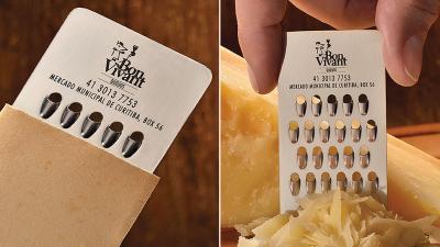 Of Course A Cheese Store Has A Tiny Grater Business Card