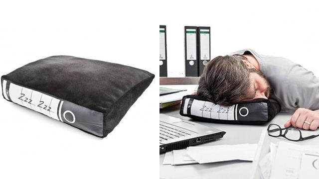 Binder Pillow Is Comfier Than Napping On A Keyboard