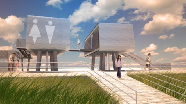 Modular Beach Pavilions Are Replacing The Ones Hurricane Sandy Ruined