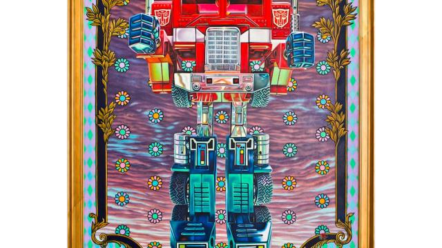 Watch An Epic Optimus Painting Come To Life In This Amazing Timelapse