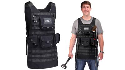 A Tactical Apron For Chefs Who Take BBQs Very Seriously