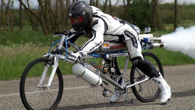 Monster Machines: This Rocket Bike Just Set A Land Speed Record