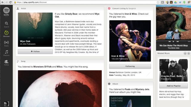 Spotify Gets Serious About Suggesting New Music With A Full-On News Feed