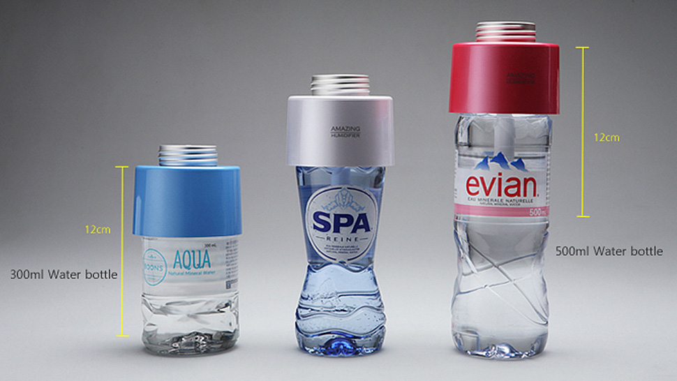 This Replacement Cap Turns Any Water Bottle Into A Humidifier