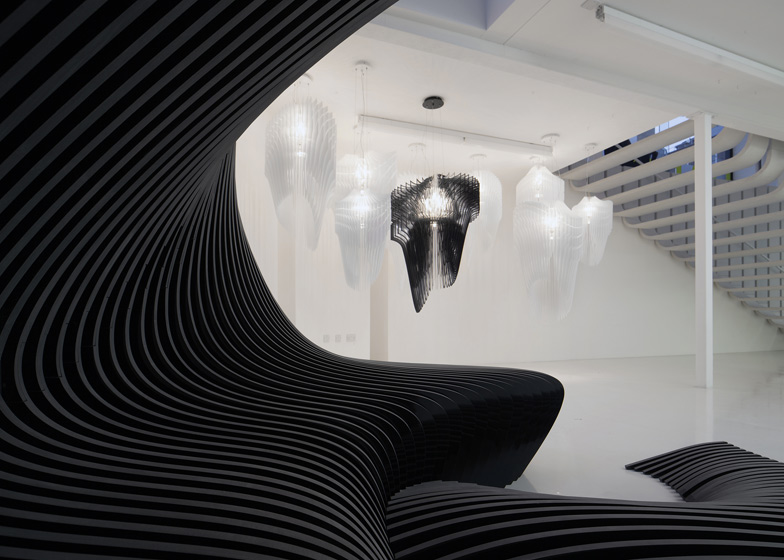 Zaha Hadid’s First Storefront Puts A Living Legend Up Close