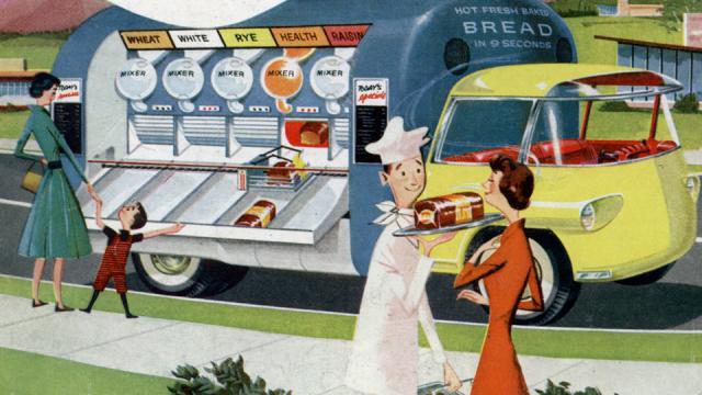 This 1950s Futuristic Food Truck Could Bake Bread In Just Nine Seconds