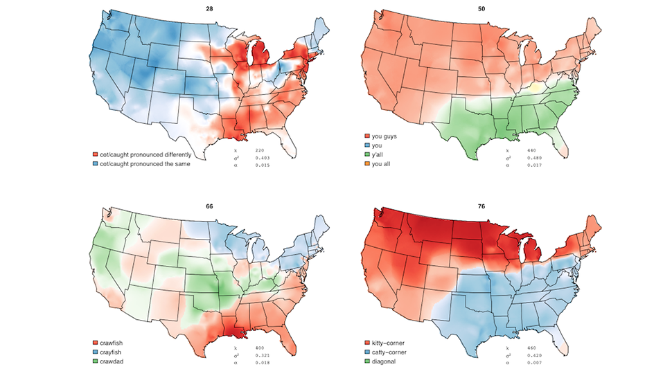 How Americans Speak Differently In Various Regions, Visualised