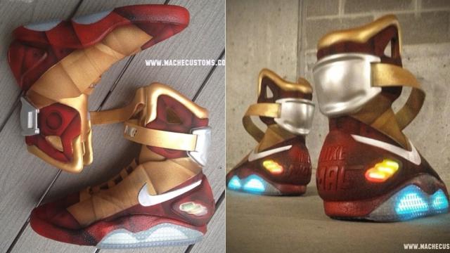 These Armoured Nike Air Mags Were Made For Iron Man