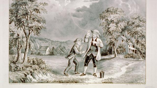 Benjamin Franklin Flew A Kite In A Lightning Storm 261 Years Ago Today