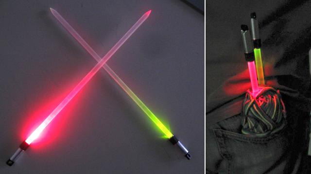 Lightsabre Knitting Needles: An Elegant Tool For A More Civilised Scarf
