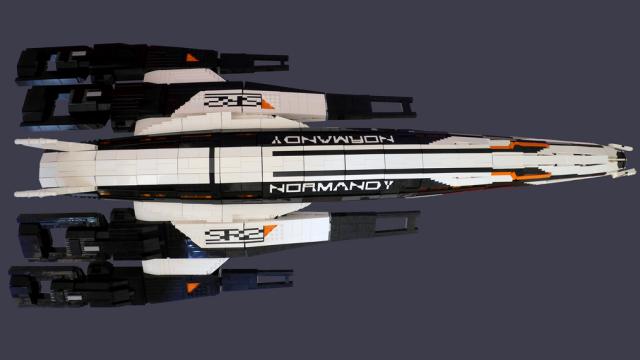 Massive Lego Mass Effect 2 Spaceship Is Massively Cool