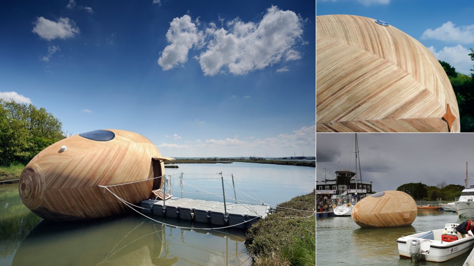 Why Is An Artist Living Inside A Floating Wooden Egg For A Year?