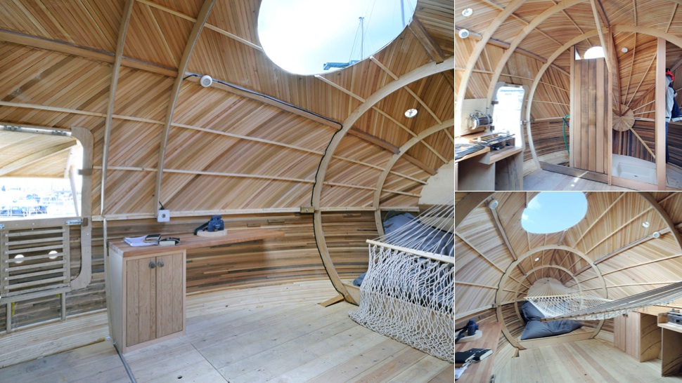 Why Is An Artist Living Inside A Floating Wooden Egg For A Year?