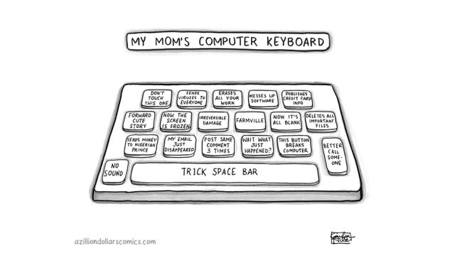 Our Mums’ Computer Keyboards Looks Like This