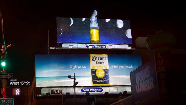 This Corona Billboard Makes The Moon The World’s Biggest Lime Wedge