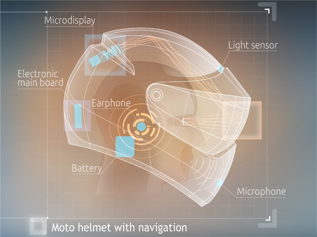 LiveMap: F-35 Fighter Pilot Helmet For Motorcyclists