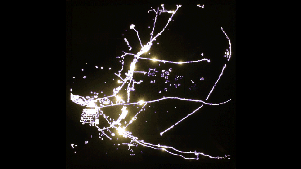 Spectacular GIFs Of Flickering City Lights At Night