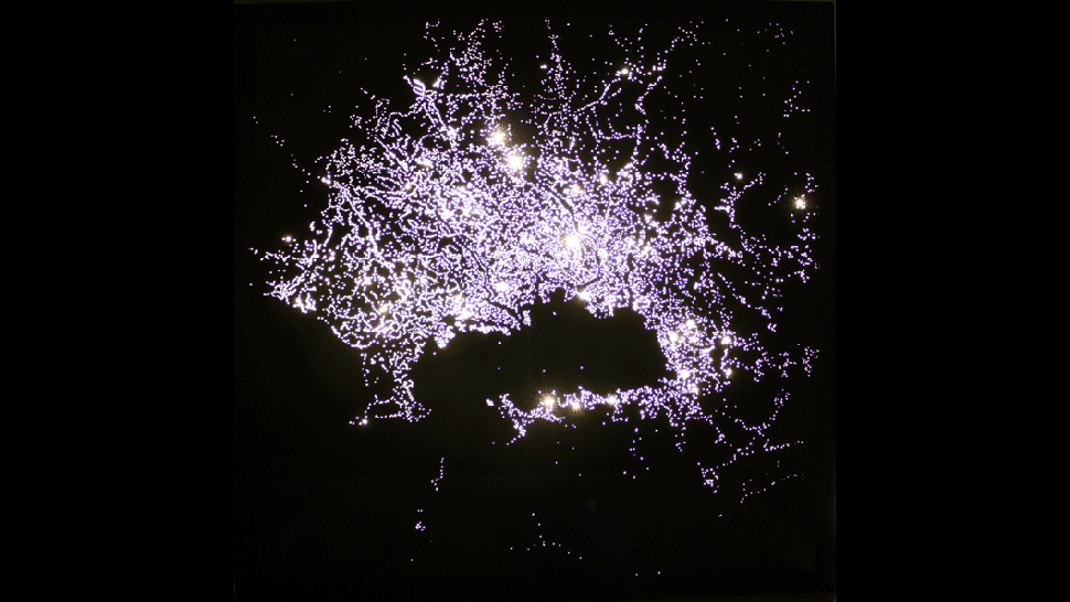 Spectacular GIFs Of Flickering City Lights At Night