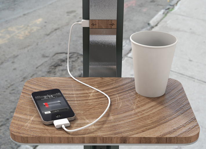 Sun-Powered Charging Spots Will Ensure No One Goes Tweetless In NYC