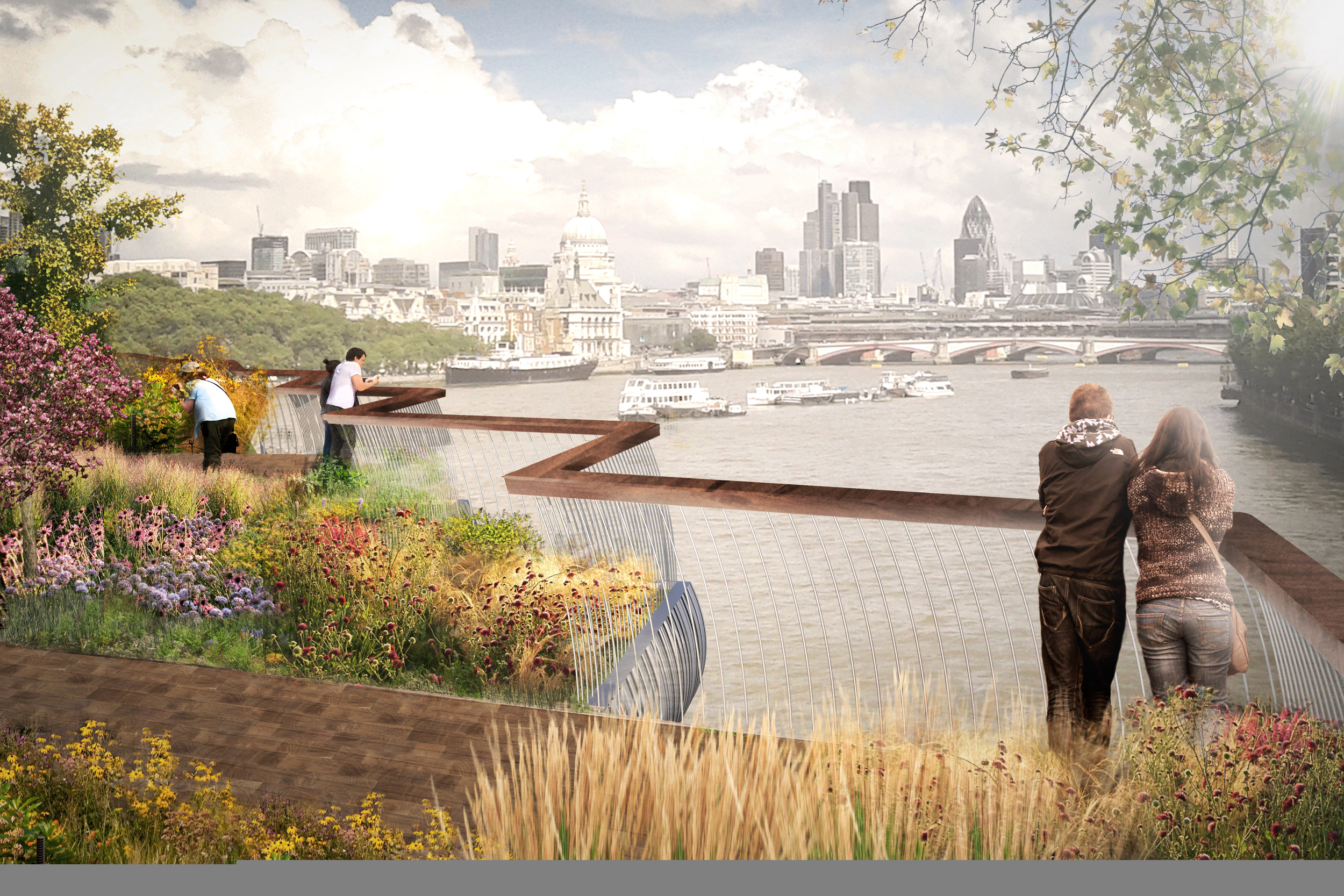 London’s Plan To Build A Garden Bridge Over The Thames