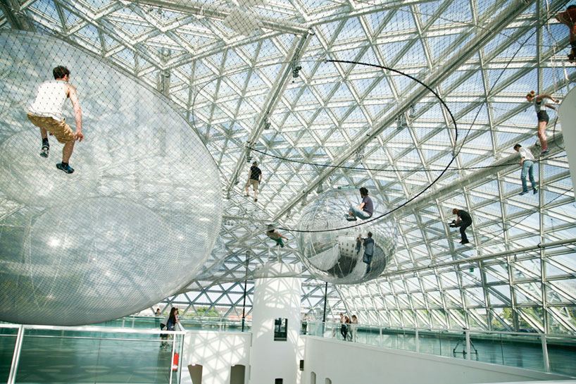 A Space-Inspired Floating Playground That Puts Visitors Into Orbit