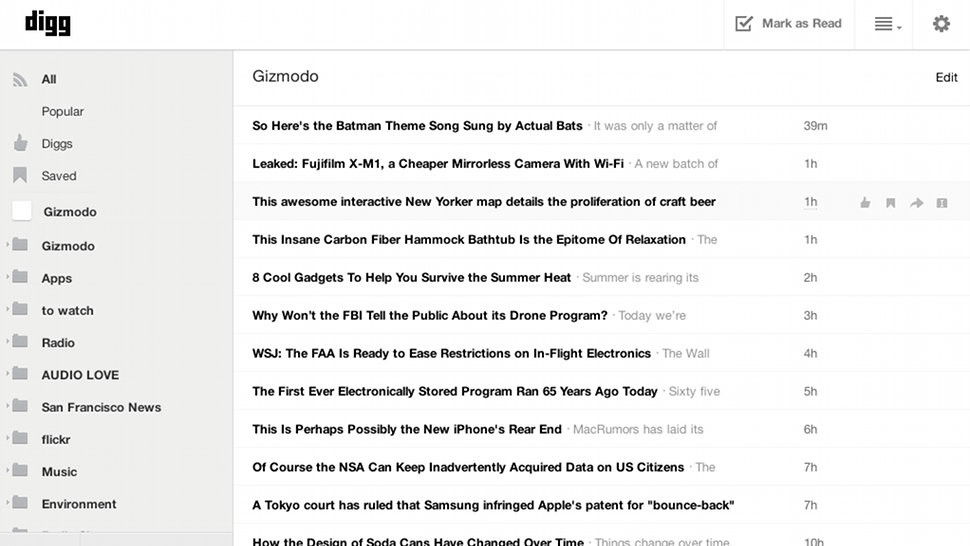 Digg Reader Hands-On: Your Google Reader Life Raft Is Here