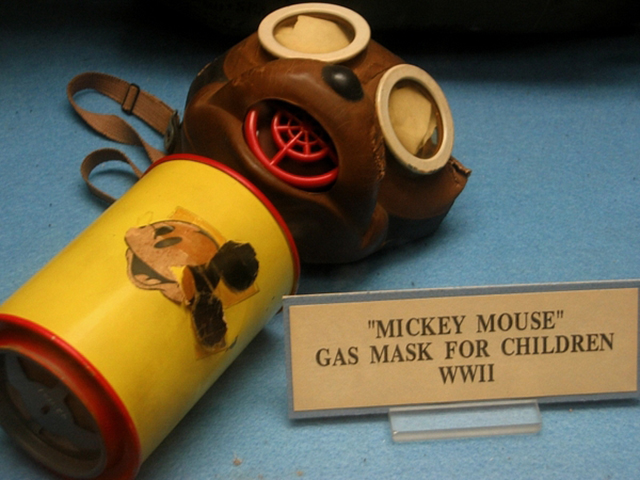 This WWII Mickey Mouse Gas Mask Was Supposed To Be Less Creepy Somehow