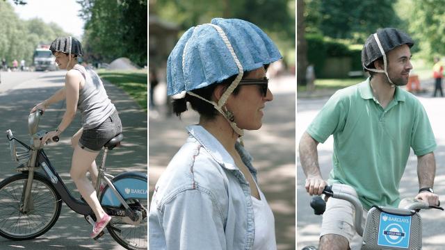 Can A Helmet Made From Recycled Newspapers Really Protect Your Noggin?