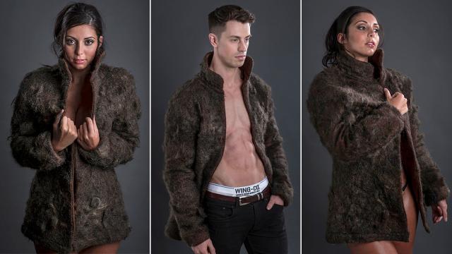 These Fur Coats Are Made Entirely Of Human Chest Hair Because… Milk?