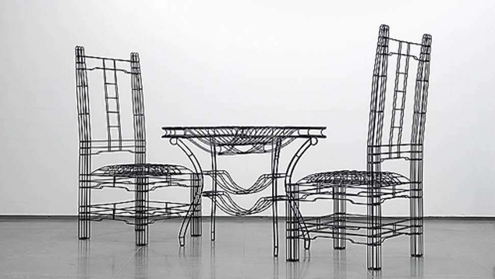 Wireframe Furniture Looks Great But Is Almost Certainly Uncomfortable
