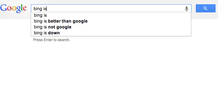 What Search Engines Think Of Each Other