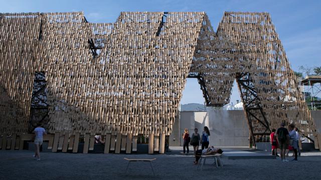 MoMA PS1’s New Playground Is Woven From The Bones Of 3000 Skateboards