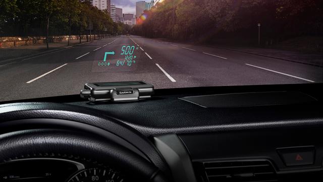 Garmin’s New HUD Projects Turn-By-Turn Directions Onto Any Windshield