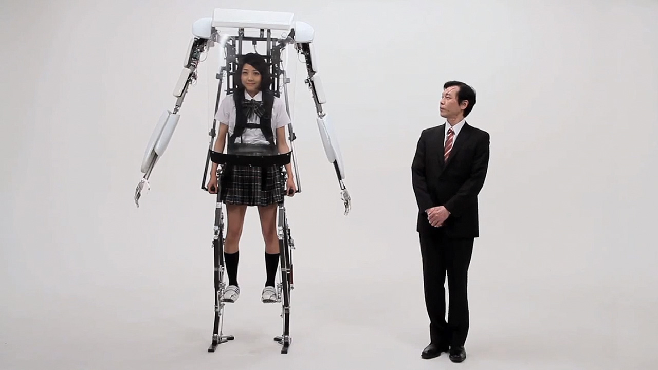 This Crazy Exoskeleton Suit Gives Schoolgirls (Or Anyone) Super Powers