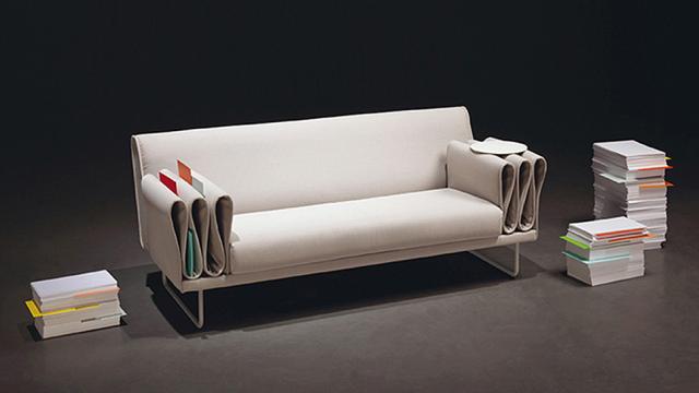 The Tri-Fold Sofa Gives You Plenty Of Places To Stash The Remote