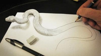 These Unbelievable 3D Drawings Are Actually Drawn In 2D