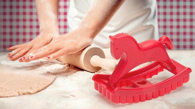 A Rocking Horse Cookie Cutter Is A Sweet And Easy Way For Kids To Help