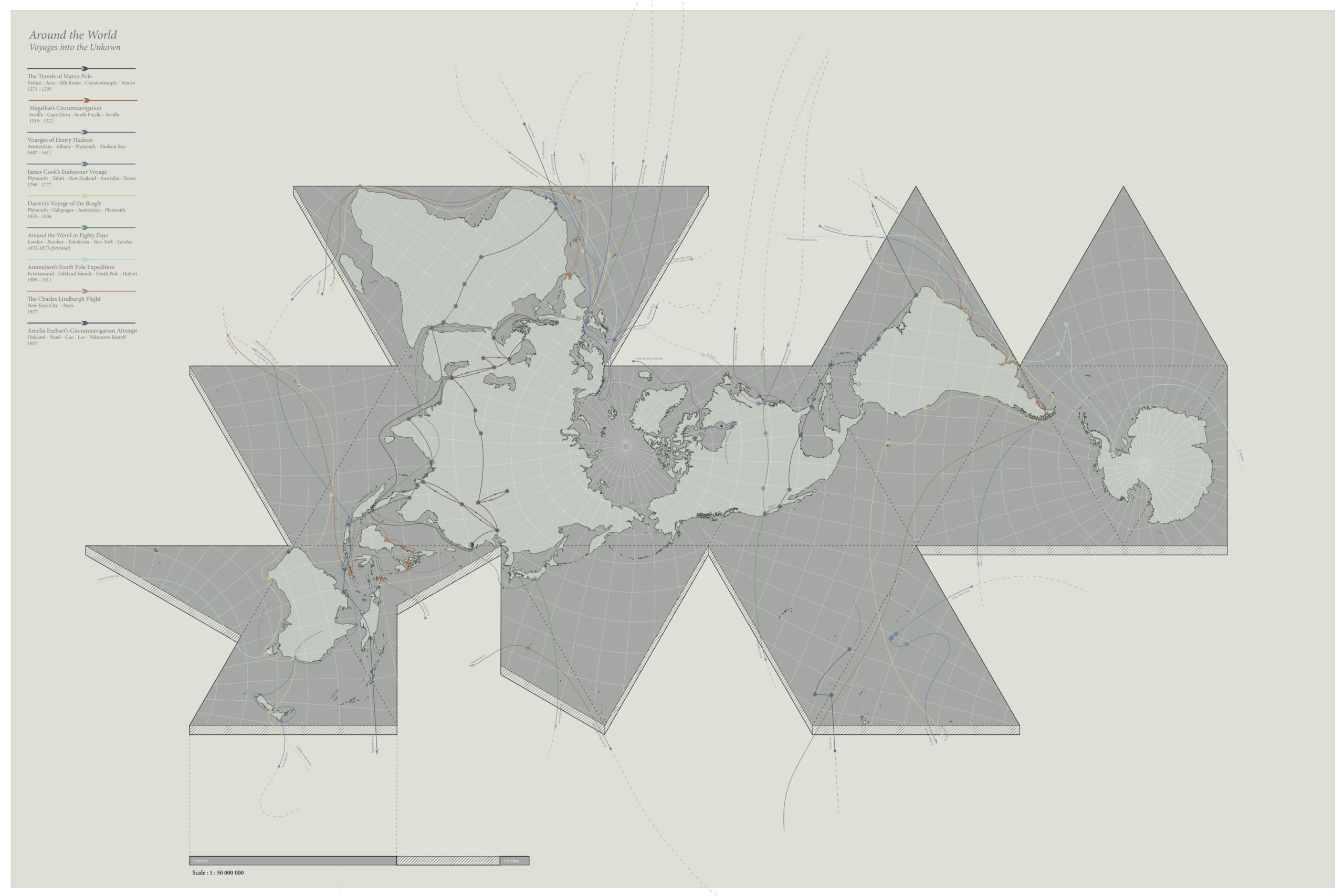 7 Brilliant Reinventions Of Buckminster Fuller’s Dymaxion Map