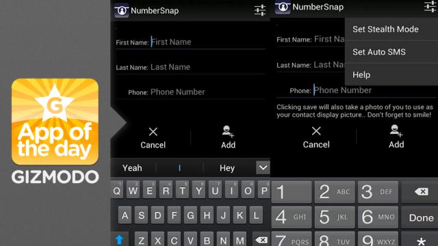 NumberSnap For Android: Secretly Snap Pics And Never Forget A Face