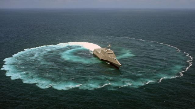 What Happens When The US Navy Does A Doughnut In The Pacific Ocean