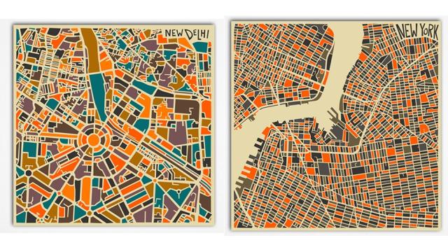 Get Lost In These Abstract Maps Of The World’s Great Cities