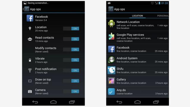Hidden Android 4.3 Permissions Manager Lets You Set Rules App By App