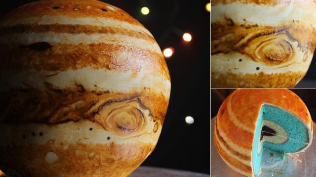 This Astronomically Correct Jupiter Cake Is A Gas