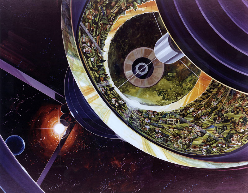 Psychedelic Space Station Concepts From The 70s Will Blow Your Mind